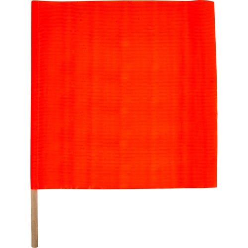 Traffic Safety Flag, Mesh, With Handle Trail Hammer and Bolt