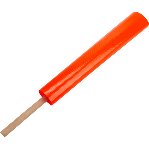Traffic Safety Flag, Mesh, With Handle Trail Hammer and Bolt