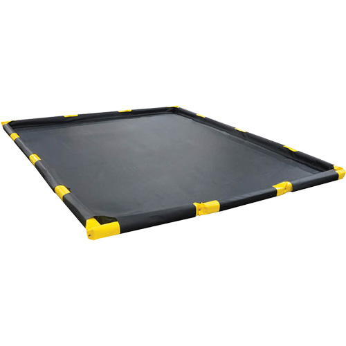 Berme Stinger Spillpal, Capacit&eacute; 598 gal. US, 20' la x 12' lo x 4" h, Paroi en mousse Trail Hammer and Bolt