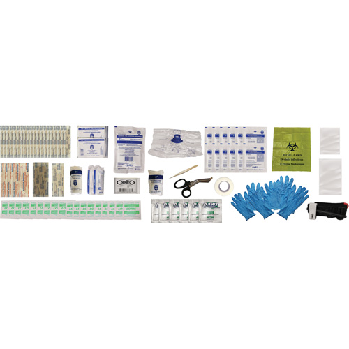 Trousse de premiers soins Shield, R&eacute;pond ou surpasse la norme CSA Z1220-24 type 2 environnements &agrave; faible risque, Petit (2-25 travailleurs) Trail Hammer and Bolt