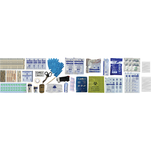 Trousse de premiers soins Shield, R&eacute;pond ou surpasse la norme CSA Z1220-24 type 3 environnements &agrave; haut risque, Petit (2-25 travailleurs) Trail Hammer and Bolt