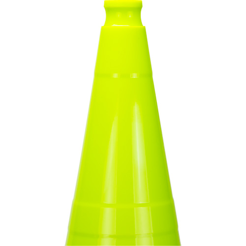Premium Traffic Cone, 28", Lime Green Trail Hammer and Bolt