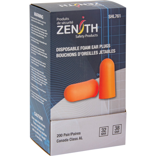Foam Earplugs, Pair - Polybag Trail Hammer and Bolt