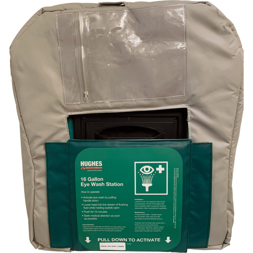 Insulated Jacket for 16-Gallon Gravity Fed Eyewash Trail Hammer and Bolt