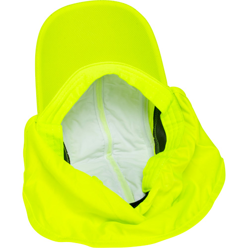 Chapeaux de refroidissement avec voiles pour le cou, Lime haute visibilit&eacute; Trail Hammer and Bolt