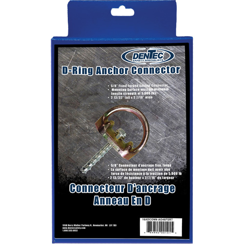 Anchor Connector, D-Ring, Temporary Use Trail Hammer and Bolt