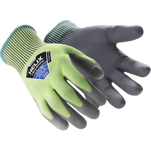 Gants r&eacute;sistant &agrave; la coupe & l'abrasion Helix 2057, Taille 6/T-petit, Calibre 13, Rev&ecirc;tement Polyur&eacute;thane, Enveloppe en PEHP, ASTM ANSI niveau A4/EN 388 niveau C Trail Hammer and Bolt