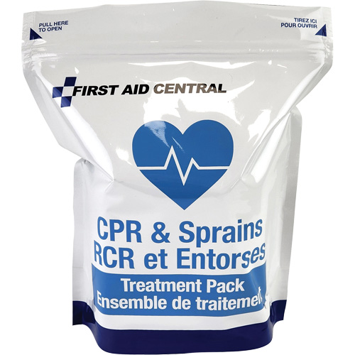 9-Piece CPR & Sprains Refill Pack for Emergency Response First Aid Kit Trail Hammer and Bolt