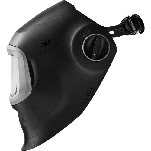 Masque de soudage Speedglas G5-03 E 09-0100-20 avec ADF G5NC, 4,2" lo x 2,1" la Champ de vision, Teinte 3/5/8 - 12, Noir Trail Hammer and Bolt
