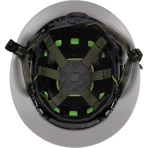 Casque Fibre Metal de style escalade avec bordure compl&egrave;te, R&eacute;pond aux normes CSA type 2, Suspension Rochet, Non ventil&eacute; Trail Hammer and Bolt