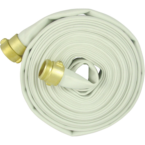 Bico Double Jacket Hose, 50' L, 1-1/2" Dia., 400 psi Trail Hammer and Bolt