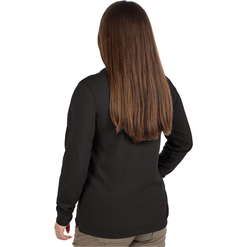 GRIDIRON Long Sleeve Pocket T-Shirt, Women's, X-Small, Grey Trail Hammer and Bolt