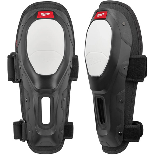Dynamic Flooring Knee Pad, Hook and Loop Style, Plastic Caps, Foam Pads Trail Hammer and Bolt