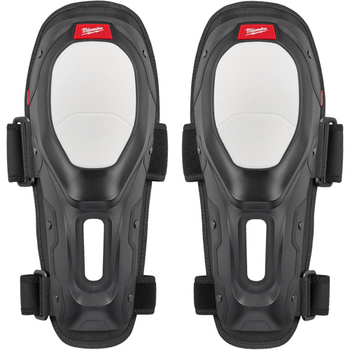 Dynamic Flooring Knee Pad, Hook and Loop Style, Plastic Caps, Foam Pads Trail Hammer and Bolt