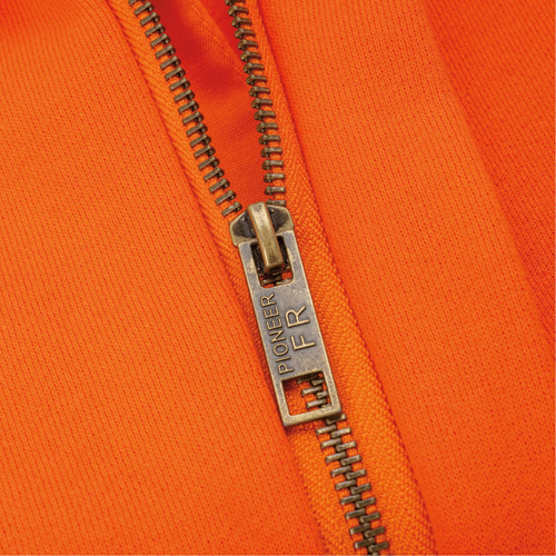 Heavyweight Safety Hoodie, Women's, X-Small, High Visibility Orange Trail Hammer and Bolt