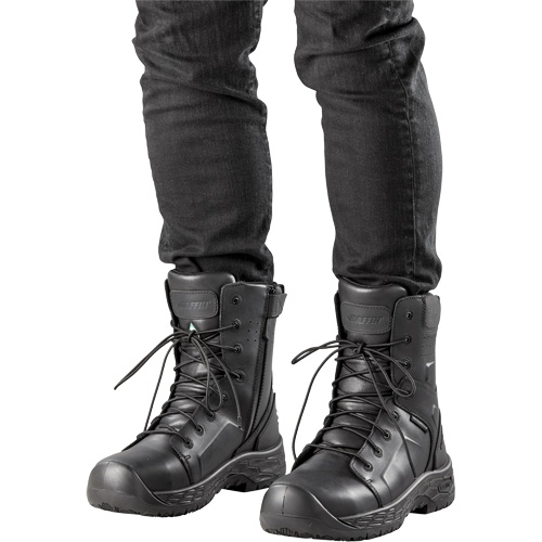 Ice Hero II Men's Safety Boots, Leather, Puncture Resistant Sole, Size 8-1/2 Trail Hammer and Bolt