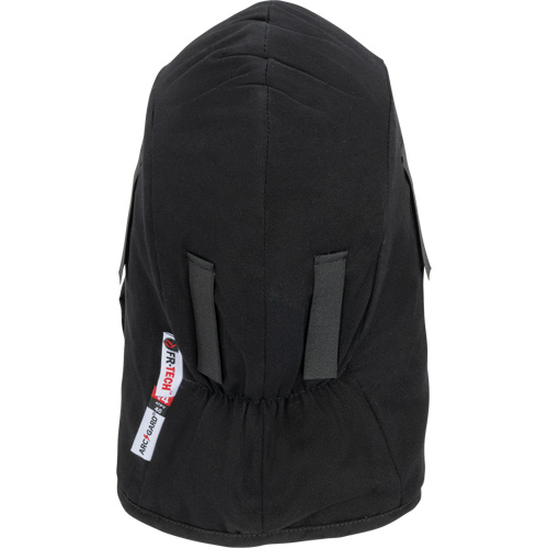 Pioneer 766A Flame-Resistant Quilted Hard Hat Liner with Detachable Mouthpiece, Black/Grey, Cotton/FR-Tech&reg;/Modacrylic/Nylon Trail Hammer and Bolt
