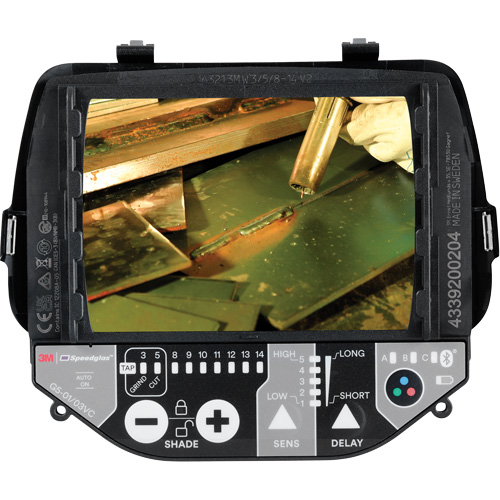 Speedglas G5 Auto-Darkening Variable Colour Filter, 2-4/5" W x 4-1/4" H Viewing Area, For Use With G5-01 and G5-03 helmets Trail Hammer and Bolt
