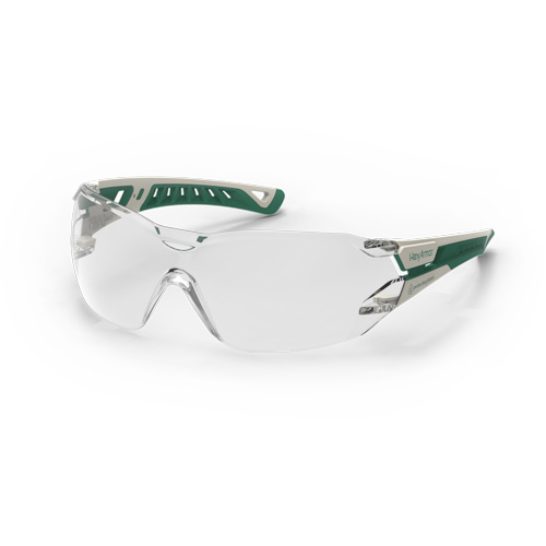 Lunettes de s&eacute;curit&eacute; MX225 s&eacute;rie Planet, Lentille Transparent, Antibu&eacute;e/Anti-&eacute;gratignures, ANSI Z87+/R&eacute;pond ou surpasse la norme CSA Z94.3 Trail Hammer and Bolt