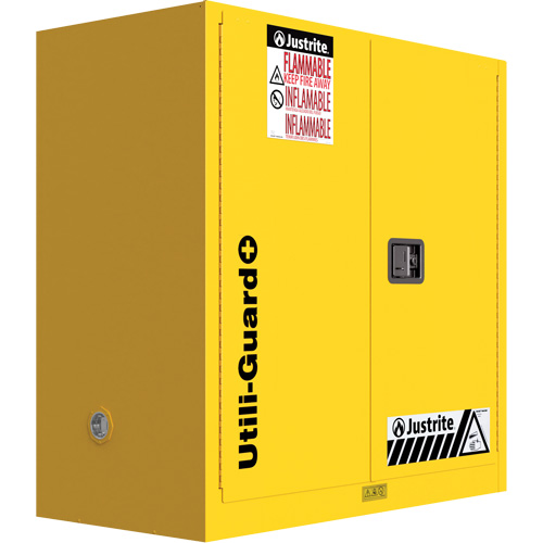 Armoire de s&eacute;curit&eacute; pour produits inflammables Utili-Guard+, 30 gal., 1 Porte(s), 43" La x 44" h x 22" p Trail Hammer and Bolt