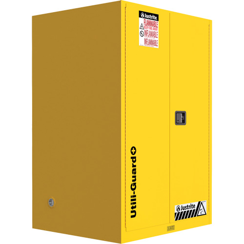 Armoire de s&eacute;curit&eacute; pour produits inflammables Utili-Guard+, 90 gal., 2 Porte(s), 43" La x 65" h x 37" p Trail Hammer and Bolt