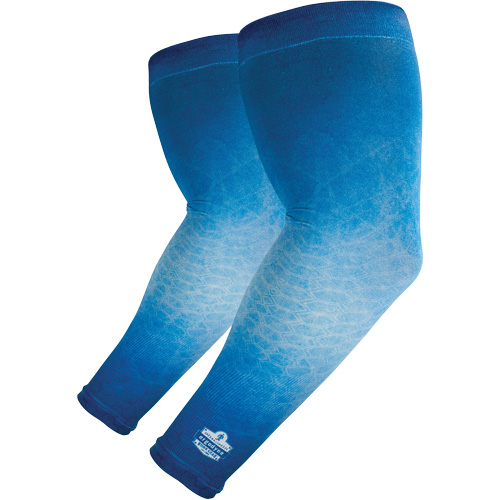 Chill-Its 6695 Sun Protection Arm Sleeves, X-Large/2X-Large, Blue Trail Hammer and Bolt