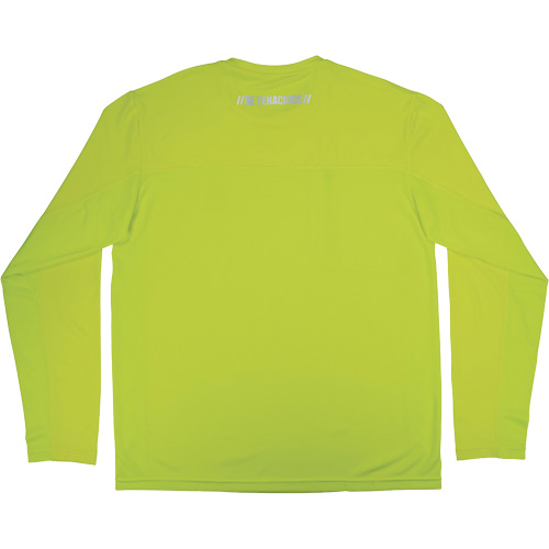 Chill-Its 6689 Cooling Long Sleeve Sun Shirt with UV Protection, High-Visibility Lime-Yellow, Small Trail Hammer and Bolt