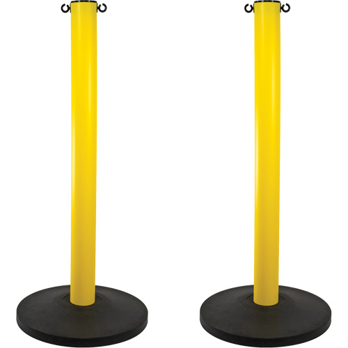 Montant industriel, Hauteur de 37", Jaune Trail Hammer and Bolt