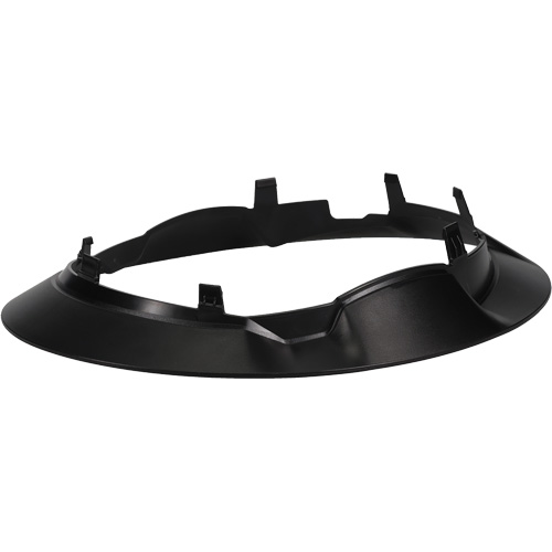 Wide Clip-On Full Brim for RZRBack Climbing Helmet, White Trail Hammer and Bolt