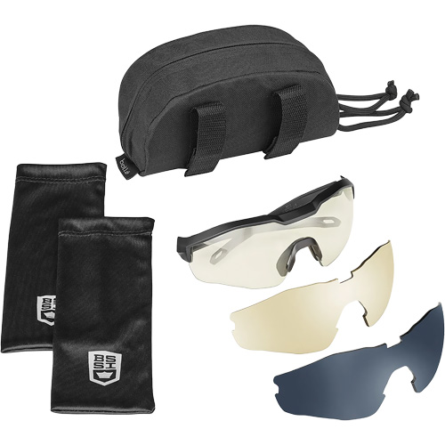 MY6 Safety Glasse Eyeshield Kit, Clear/Smoke/Copper Lens, Anti-Fog/Anti-Scratch, ANSI Z87+ Trail Hammer and Bolt