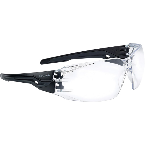 Silex+ BSSI Safety Glasses, Clear Lens, Anti-Fog/Anti-Scratch, ANSI Z87+ Trail Hammer and Bolt