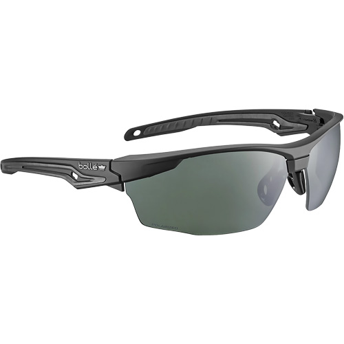 Lunettes de s&eacute;curit&eacute; Balistique BSSI TRYON, Lentille Gris, Antibu&eacute;e/Anti-&eacute;gratignures/Polaris&eacute;, ANSI Z87+ Trail Hammer and Bolt