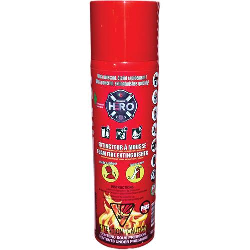 Extincteur Hero 911 sans PFAS, ACK, Capacit&eacute; 500 ml Trail Hammer and Bolt