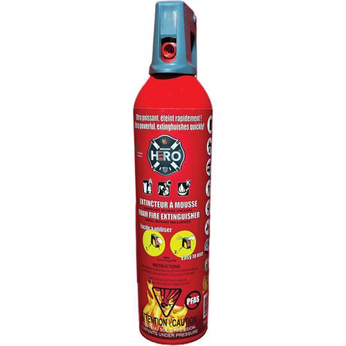 Extincteur Hero 911 sans PFAS, ACK, Capacit&eacute; 750 ml Trail Hammer and Bolt