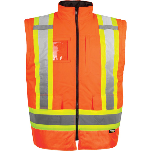 High-Visibility 7-in-1 Jacket, Polyester, High Visibility Orange, 5X-Large Trail Hammer and Bolt