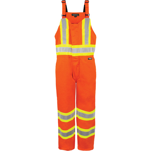 Salopette non doubl&eacute;e haute visibilit&eacute;, 3T-Grand, Orange haute visibilit&eacute; Trail Hammer and Bolt