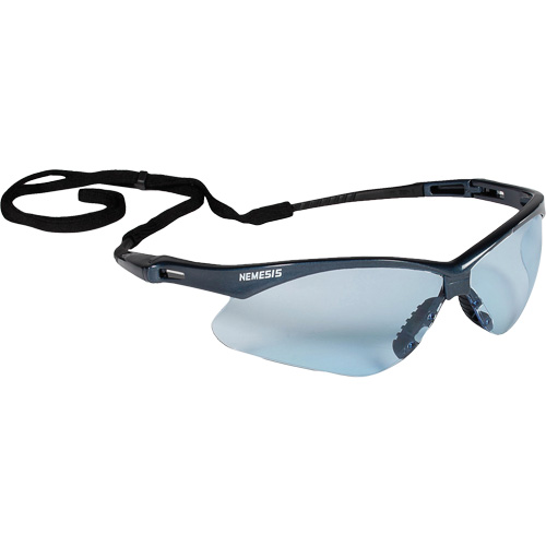 Kleen-Guard&reg; Nemesis Safety Glasses, Light Blue Lens, ANSI Z87+ Trail Hammer and Bolt