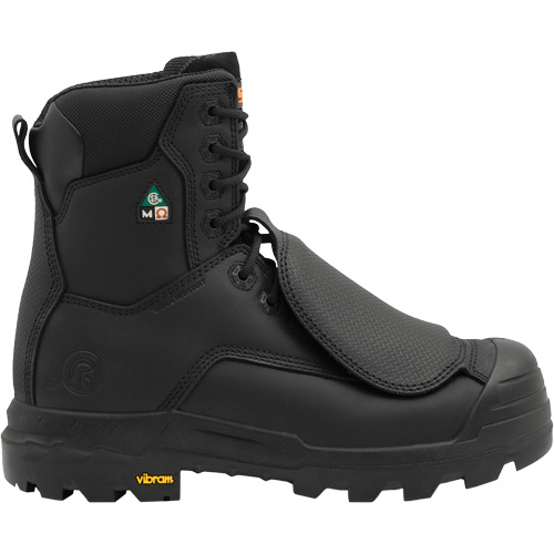 Vulcan Work Boots with External Metguard, Leather, Size 8, Impermeable Trail Hammer and Bolt