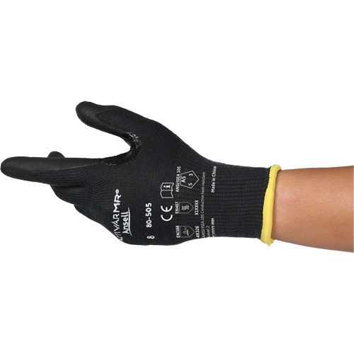 Gants r&eacute;sistants &agrave; la chaleur conductrice et &agrave; la coupe ActivArmr 80-505, Taille 11, Calibre 13, Rev&ecirc;tement Mousse de nitrile, Enveloppe en Kevlar/Intercept, ASTM ANSI niveau A5/EN 388 niveau E Trail Hammer and Bolt