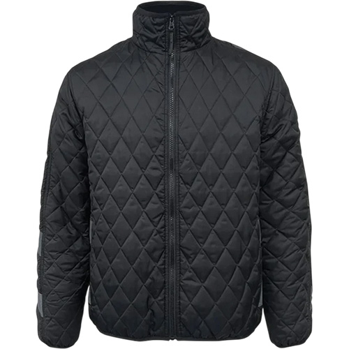 405BK Thermolite Freezer Jacket, Men's, Large, Black Trail Hammer and Bolt