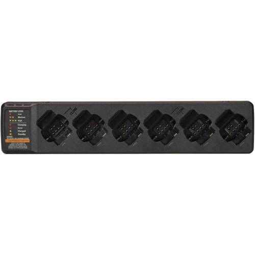 Chargeur multi-unit&eacute;s &agrave; 6 emplacements pour radio bidirectionnelle Curve Trail Hammer and Bolt