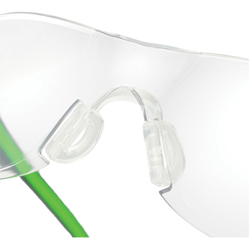 Adapt Lite Grey/Green Safety Glasses, Clear Lens, Anti-Fog/Anti-Scratch, ANSI Z87+/Meets/Exceeds CSA Z94.3 Trail Hammer and Bolt