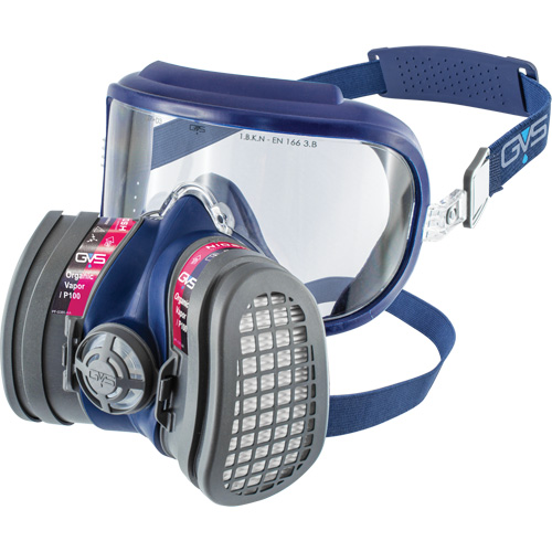 Elipse Integra&reg; Low Profile OV-P100 NIOSH Respirator with Replacement Filters, Elastomer/Thermoplastic, Small/Medium Trail Hammer and Bolt