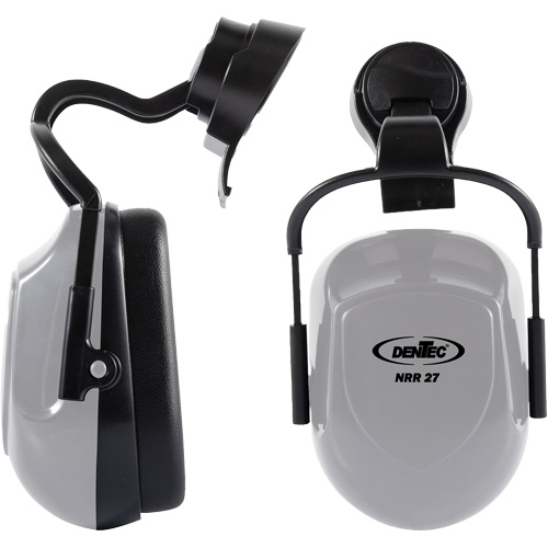 SEALTEC 600 Series Single-Point Full-Brim Dielectric  Earmuff, Cap Mount, 27 dB NRR dB Trail Hammer and Bolt