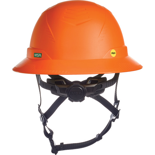 V-Gard H2&reg; Full Brim Safety Helmet with Mips&reg; Safety System, Ratchet Suspension, Non-Vented Trail Hammer and Bolt