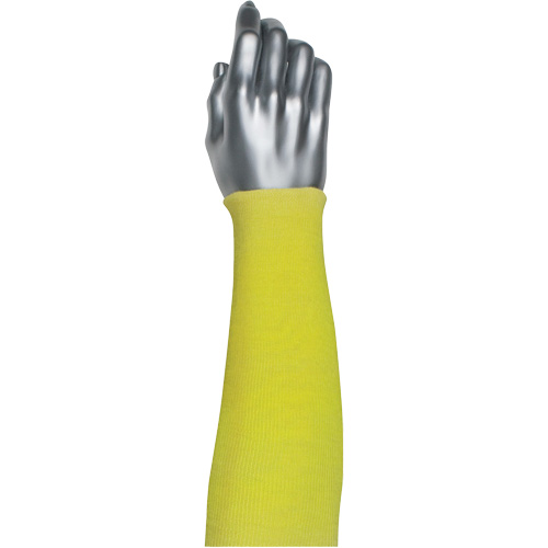 Manchette &agrave; pli unique Kut Gard de DuPont, Kevlar, 18", ASTM ANSI niveau A2, Jaune Trail Hammer and Bolt