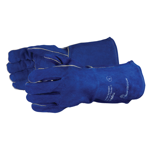 Gants de soudage, Cuir de vache refendu, Taille Taille unique Trail Hammer and Bolt