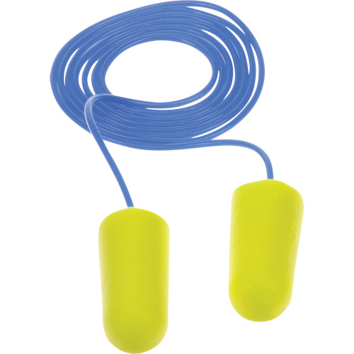 E-A-Rsoft Yellow Neon Earplugs, Bulk - Polybag, Corded Trail Hammer and Bolt