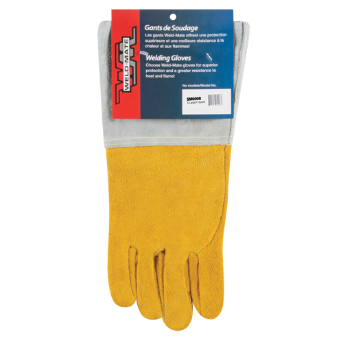 Gants de soudage TIG &agrave; ajustement sup&eacute;rieur, Cuir de daim refendu, Taille T-Grand Trail Hammer and Bolt