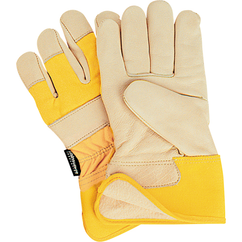 Premium Superior Warmth Fitters Gloves, Large, Grain Cowhide Palm, Thinsulate Inner Lining Trail Hammer and Bolt